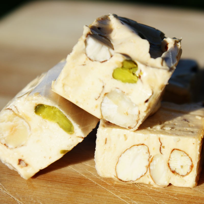 Nougat tendre fabriqué en Bretagne 30% miel