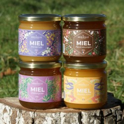 Assortiment de miels 4 x 500g